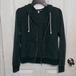 🤍4/$15 Green zip up hoodie jacket